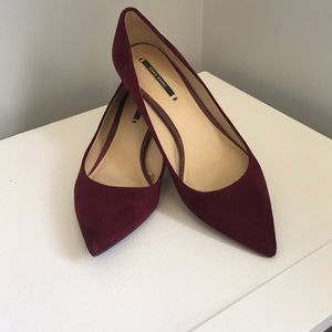 Zara Kitten heel pointy toe pump